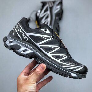 Salomon Men's Black and Gray XT-6 Goretex